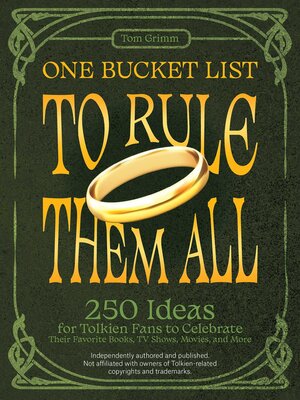 cover image of One Bucket List to Rule Them All